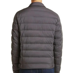 OEM Custom Logo Cotton Puffer Jacket Men <b>Winter</b> Fashion Casual Classic Solid Zippers Long Stand Collar High Street Coated Hooded - Product Image 3