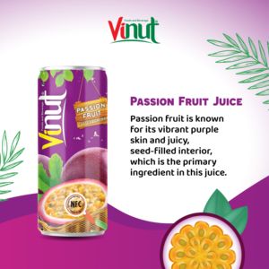 Jugo de pasión con pulpa Bebida tropical VINUT NFC Fórmula de fábrica de bebidas tropicales para jugo de frutas y verduras Servicio ODM OEM - Product Image 2