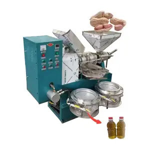 Vacuum oil press with two oil filter barrels capacity 80-160kg/hour Nut Oil Press HJ-PR80