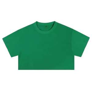 Camisetas Cortas de Algodón 100%, Ligeras, Transpirables, Estilo Urbano, con Logotipo Personalizado, Calidad Premium, para Mujer - Product Image 1