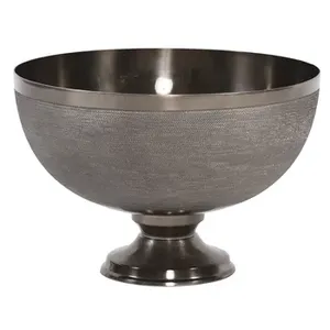 Tazón DE SERVICIO DE Metal de Color gris, uso de cocina en el hogar, centro de mesa de lujo, artículo de uso decorativo de mesa más vendido - Product Image 4