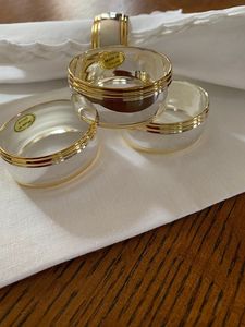 Serviette en or doux avec doublure en laiton Rond de serviette pour fête de mariage Dîner Décoration de table de Noël Rond de serviette en métal minimaliste - Product Image 2