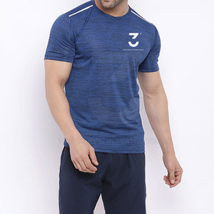T-shirts de sport pour hommes au design unique, en tissu tricoté de qualité supérieure, séchage rapide et respirant pour des séances d'entraînement quotidiennes confortables - Product Image 1