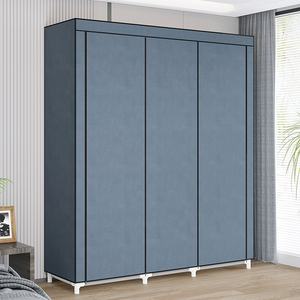 Armário Infantil para Quarto, Guarda-Roupa Simples de Design Portátil em Tecido, Organizador de Roupas - Product Image 4