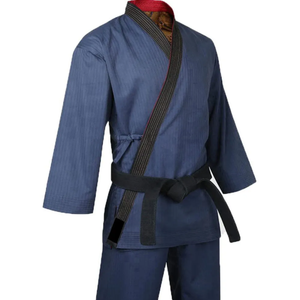Venta al por mayor logotipo personalizado Jiu Jitsu Kimono BJJ Gi Karate Judo uniforme con pantalones cortos MMA para entrenamiento y competición - Product Image 3