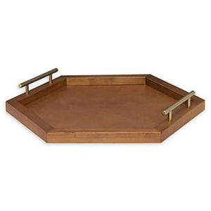 Ensemble de 3 plateaux de service en bois de la plus haute qualité, en forme de fleur, décoratifs, pour la maison, la cuisine, élégants et modernes, en bois, pour fruits - Product Image 6