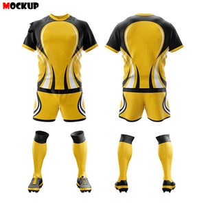 ชุดยูนิฟอร์มรักบี้แบบซับลิเมชั่นทีมสั่งทำพิเศษ ปี 2026 สำหรับผู้ชายและผู้หญิง ผ้าโพลีเอสเตอร์แห้งเร็ว ระบายอากาศได้ดี ชุดกีฬารักบี้ - Product Image 4