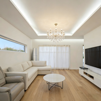 Villa modulaire en acier léger, décoration complète de la maison, maison intégrée mobile, exportation exclusive