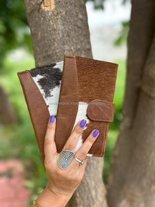 Bất da bò da Ví ly hợp điện thoại phong cách đa Sử dụng phương tây ví cho phụ nữ thiết kế độc đáo ly hợp - Product Image 3