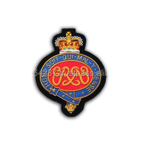 Parche de ala bordado hecho a mano con logotipo personalizado, insignias de uniformes de Material de fieltro y latón de tela tejida de diferentes estilos - Product Image 6