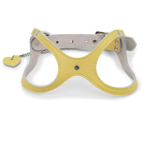 Set <span class=keywords><strong>Harness</strong></span> dan Tali Anjing, <span class=keywords><strong>Harness</strong></span> Kulit untuk Anak Anjing, Rompi Anjing Mudah Dipakai & Dilepas dengan Pegangan untuk Anjing Kecil, Sedang - Product Image 5