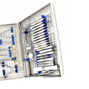 Kit chirurgical dentaire en acier inoxydable, léger, durable, autoclavable, ensemble d'instruments chirurgicaux manuels pour la chirurgie dentaire en milieu hospitalier - Product Image 5