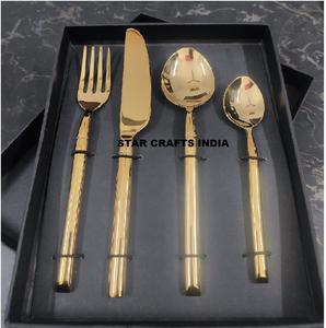 Juego de cubiertos de acero inoxidable de metal a bajo precio elegante y elegante Juego de cubiertos para diferentes ocasiones en varios tamaños - Product Image 5