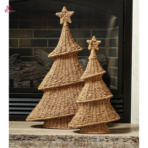 El más vendido, adorno de decoración de árbol de Navidad de ratán, adornos de Navidad personalizados, árbol de mimbre de Navidad de ratán - Product Image 6