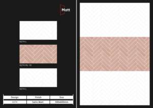 Carreaux muraux en céramique 300x600mm pour salle de bain et cuisine, finition brillante ou mate, effet sucre sculpté, design mural intérieur luxueux. - Product Image 5