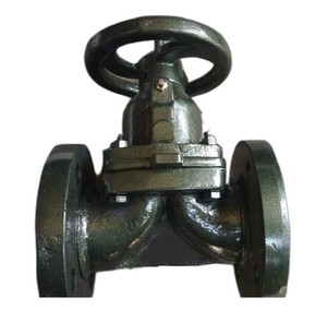 Vanne à membrane manuelle à extrémité à bride PN16 avec doublure EPDM résistance à l'huile haute température pour usage industriel - Product Image 1