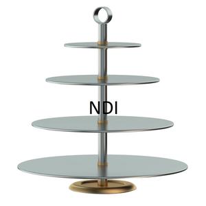 Acabado antiguo hecho a mano decorativo multinivel pastel servidor Soporte redondo Cupcake soportes boda cumpleaños fiesta celebración uso - Product Image 1