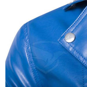 Hecho en el mejor material Chaquetas de cuero de bajo precio Venta caliente Chaqueta de cuero para hombres - Product Image 3