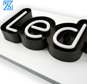 Letras LED rojas con logotipo de tienda de gran precio Letrero de neón con <span class=keywords><strong>letra</strong></span> de acero inoxidable de bajo precio - Product Image 5