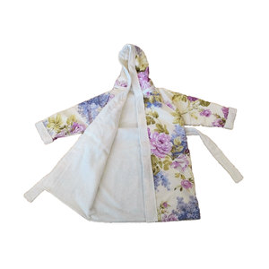 Cape de bain pour bébé rose lilas nouveau-né - Product Image 1