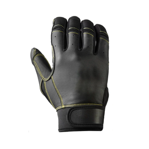 Lightweight Leather Baseball Batting Gloves for Training and <b>Games</b> with Non-Slip Palm and Breathable Material for Adults - Product Image 1