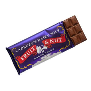Pour la vente Cadburyy lait laitier fruits et noix chocolat 180g vente chaude en gros prix d'usine barre sucrée de qualité supérieure - Product Image 1
