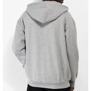 Sudadera con Capucha de Alta Calidad para Hombre, Estilo Urbano, con Logotipo Personalizado, Cierre Completo, Capucha Grande, Manga con Cierre, Impresión Digital - Product Image 2