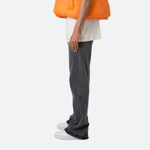 Nuevos pantalones informales superventas para hombre, pantalones de chándal acampanados lavados para hombre, pantalones de chándal para hombre a precio barato - Product Image 4