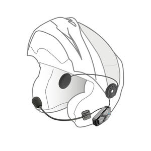 Intercomunicador Bluetooth U-Com 3 Individual para Motocicletas, Sistema de Comunicación Conveniente - Product Image 4