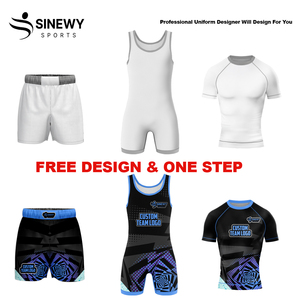 Équipement de lutte personnalisé Paquet de lutte sublimé Pack de lutte OEM Vêtements de lutte ODM - Product Image 5