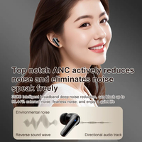 Productos Más Vendidos en Alibaba, Audífonos Q30 Buds 2 Pro con Cancelación de Ruido Dual ANC ENC, Pantalla Táctil LCD, Audífonos Inalámbricos Bluetooth