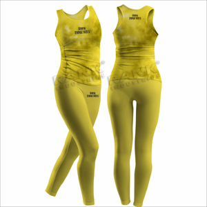 Conjuntos de Yoga para Mujer Hechos en Pakistán, Ropa Deportiva, Cintura Elástica Delantera, Alta Calidad, Transpirable, Ecológico, Precio Bajo, Disponibles - Product Image 3