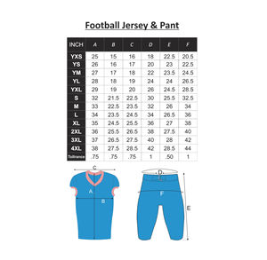 Uniforme de fútbol americano de manga corta hecho a medida para hombre, Camiseta deportiva de equipo transpirable de la mejor calidad con logotipo impreso - Product Image 4