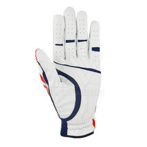 Gants de golf en cuir de chèvre avec logo personnalisé, main gauche, design de mode de grande taille avec équipement de sport pour adultes, stock en cuir véritable - Product Image 4