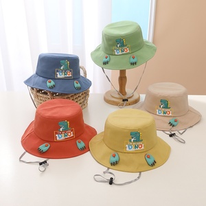 Precio barato-sombreros lindos-Sombrero de cubo de algodón 100%-sombreros de cubo de bebé para el verano-Sombreros para niños hechos en Vietnam - Product Image 1
