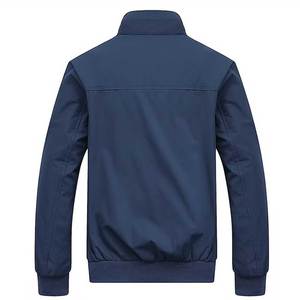 High Quality Bomber Jacket 100% Polyester Men Button <b>Down</b> Jackets Quick Dry Windproof Bomber Short Bomber Jacket Breathable - Product Image 3