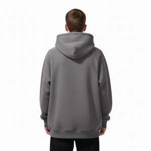 Nouveauté 2025 – Sweat à capuche brodé streetwear pour homme, 100 % coton molletonné, coupe ample oversize, couleur unie - Product Image 6