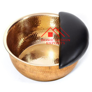 Bol en cuivre de pédicure noir - Product Image 3