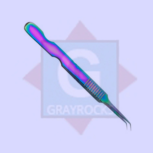 Pince à épiler professionnelle pour extension de cils en acier inoxydable de qualité supérieure avec logo personnalisé - Product Image 1