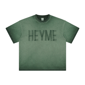 Nouveau design 2024 – T-shirt court en toile 100 % coton, coupe régulière, séchage rapide, respirant, imprimé par transfert thermique, effet délavé minéral, personnalisable - Product Image 4