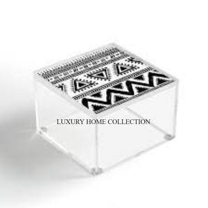 Caja dulce con base acrílica de metal de diseño único con estilo de acabado antiguo para ocasiones de regalo festivas de embalaje dulce de lujo - Product Image 1