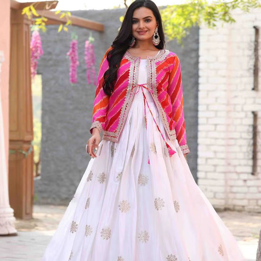 Stylish Koti Dress For Girl New Exclusive Designed Gown Piece Long