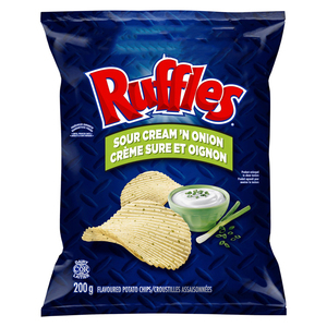 Papas Fritas con Sabor a Lima RUFFLES, Compre Paquete Variado de Papas Fritas Ruffles, Paquete de 1 Onza, Paquete de 40 - Product Image 1