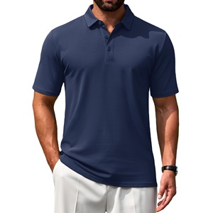 Chemises de golf personnalisées pour hommes à manches courtes en maille, décontractées et professionnelles, en polyester/coton, séchage rapide, impression numérique 2026 - Product Image 2
