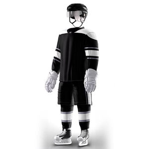 Conjunto de Uniforme de Hockey sobre Hielo Personalizable con Logotipo del Equipo, Jersey de Malla Transpirable, Pantalones Resistentes, Impresión por Transferencia de Calor, Ecológico y de Secado Rápido - Product Image 5