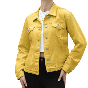Chaqueta Vaquera de Diseño Moderno para Mujer, 100% Algodón, Acolchada, Transpirable, de Secado Rápido, Chaqueta Vaquera de Invierno Más Vendida - Product Image 2