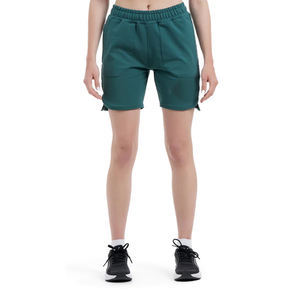 Short de sport en coton de haute qualité pour femmes avec logo personnalisé design respirant noir décontracté uni avec quantité en gros - Product Image 5