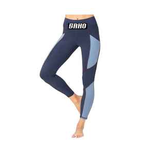 Custom design GAA <b>leggings</b> with soft touch polyester stretch <b>compression</b> and logo OEM MOQ Pakistan - Product Image 4