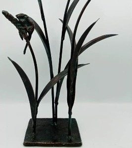 Artisanat en métal personnalisé fait à la main pour la décoration intérieure du bureau à domicile Plantes en fonte Figure Objet de sculpture personnalisé Meilleurs prix - Product Image 3