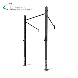 Dinding MOUNT telanjang 1 stasiun RIG dengan PULL UP BAR untuk latihan tarik siap di luar ruangan tahan UV untuk distributor